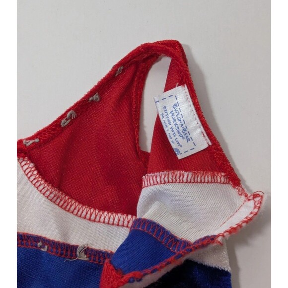 Build a Bear Gymnastic Leotard Red White Blue Stuffed Animal Toy - Picture 5 of 5